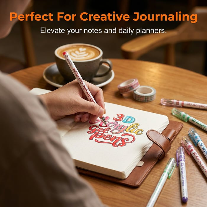 ⏰Last day Promotion 🔥-🌈 Color, Create & Enjoy with This Magical Multi-Color Gel Pen Set 🎨