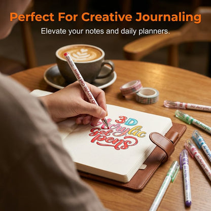 ⏰Last day Promotion 🔥-🌈 Color, Create & Enjoy with This Magical Multi-Color Gel Pen Set 🎨