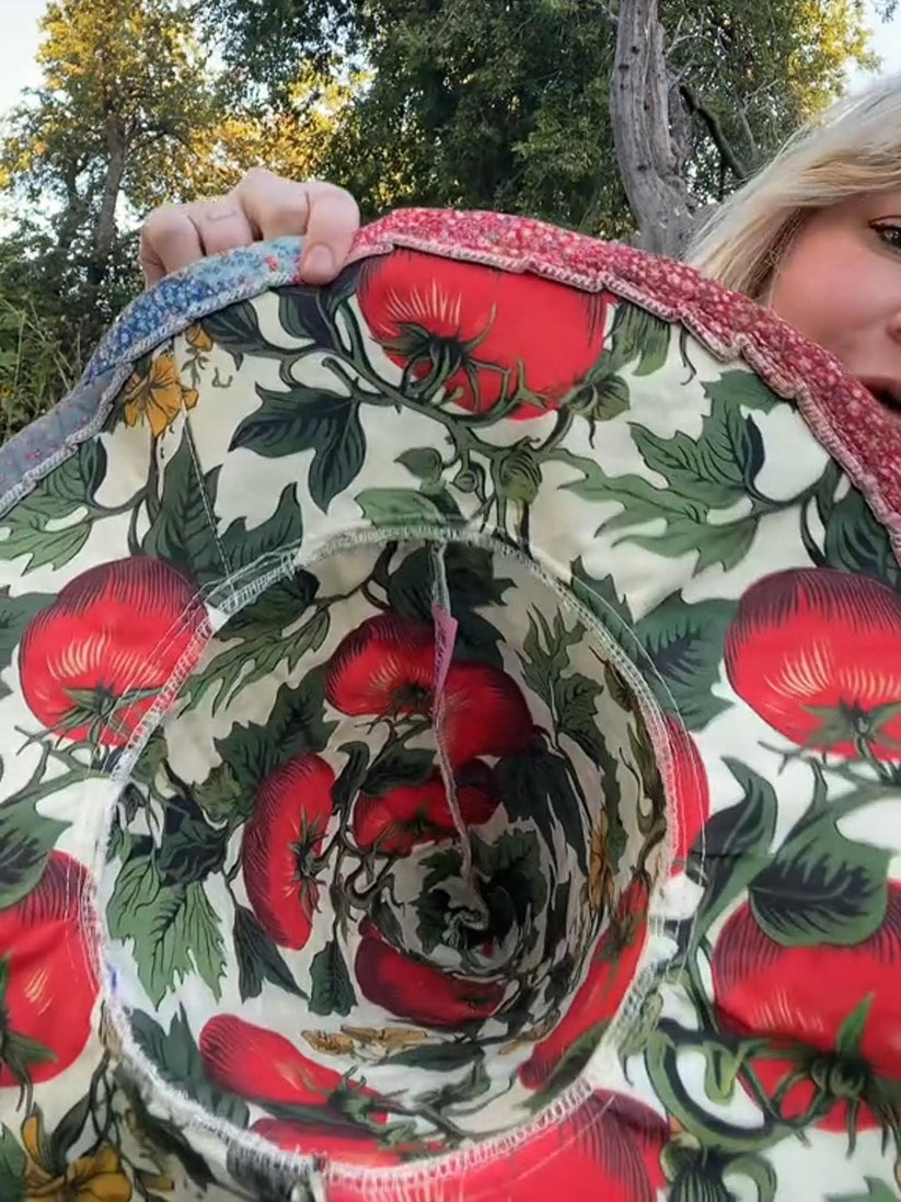 ✨Last day Promotion 🔥-🧙‍♀️ Quilted Witch Hat – Handcrafted Folk Art Style for Unique Halloween Charm 🎃