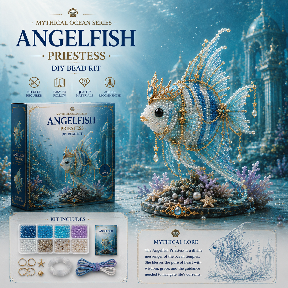 ⏰Last day Promotion 🔥-🌊 Mythical Ocean DIY Bead Kit