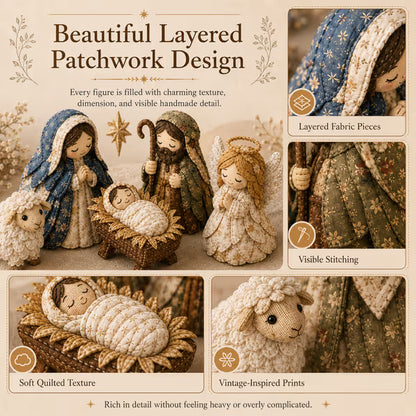 🔥 Last Day 50% OFF✨-🎄 DIY Patchwork Nativity Sewing Kit for Meaningful Holiday Crafting  Decor ✨
