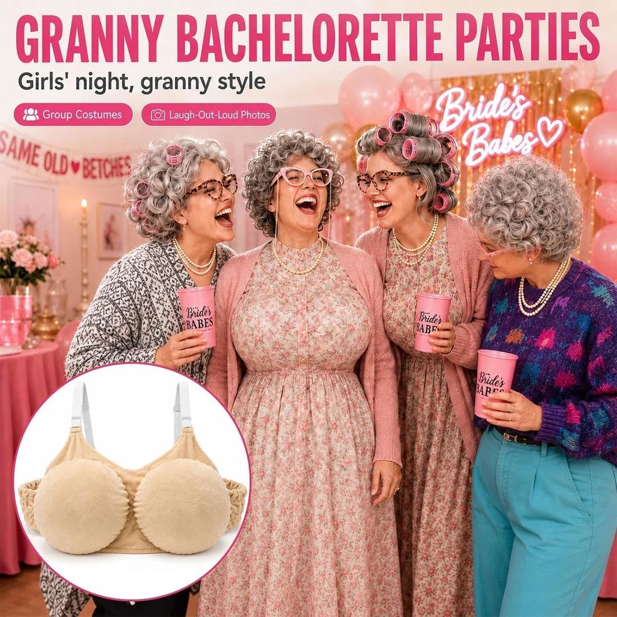 Padded Fake Chest Costume