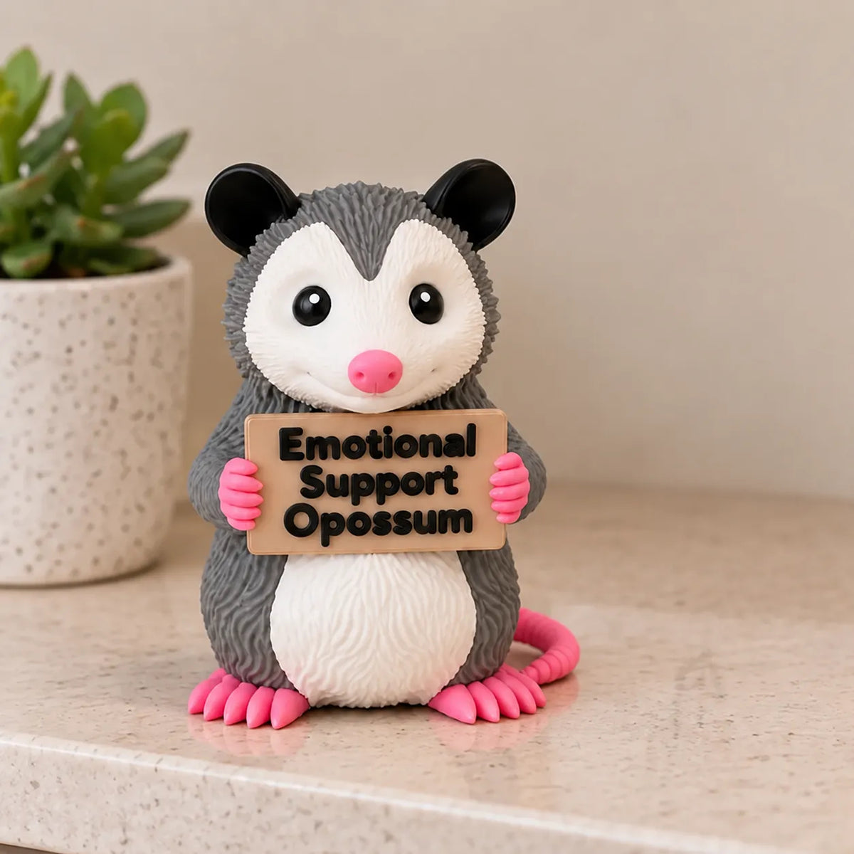 🐾 Holiday Celebration 50% OFF ✨-🦝 Cute Emotional Support Opossum for Cozy Moments ✨