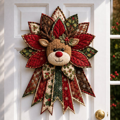 🎉 Holiday Celebration 50% OFF 🎄 – Festive Quilted Christmas Door Hanging DIY Sewing Kit