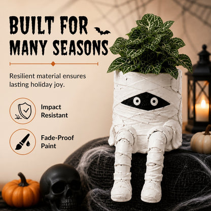 🪴 Last Day 50% OFF✨-🧙‍♀️Whimsical Halloween Hanging Leg Planter for Fun  🌵