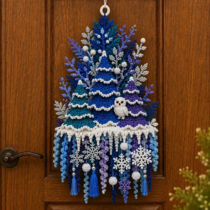 ⏰Last day Promotion 🔥-🧶 DIY 3D Crochet Door Hanger Kit for Creative Seasonal Home Decor ✨💕