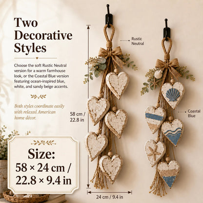 🔥 Holiday Celebration 50% OFF ✨-🤎 Hanging Heart Wall Decor