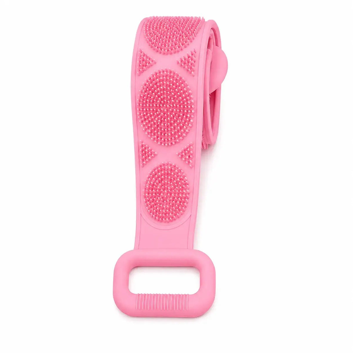 🔥LAST DAY 50% OFF - 🚿🛁 Silicone Shower Back Scrubber Belt – Double-Sided Exfoliating Shower Body Brush with Mesh Sponge for Deep Cleaning
