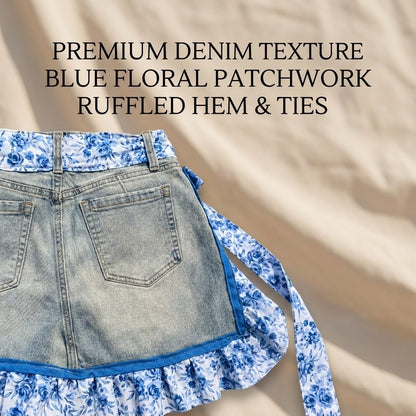 👖 Denim Echo Ruffle Apron