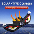 ⏰Last day Promotion -🔥Solar Demon Eye LED Car Window Light
