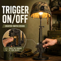 🪖 Last Day 50% OFF✨-💡Tactical Rifle & Helmet Table Lamp with Trigger Switch for Unique Military-Style Decor 🔥
