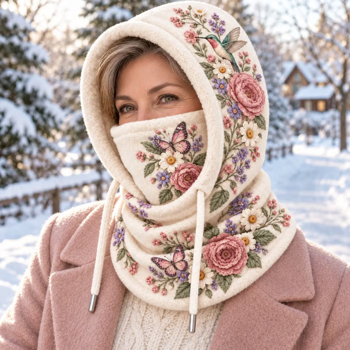 🌸Last day Promotion 🔥-Stay Warm with This Cozy 3-in-1 Winter Hood! ❄️