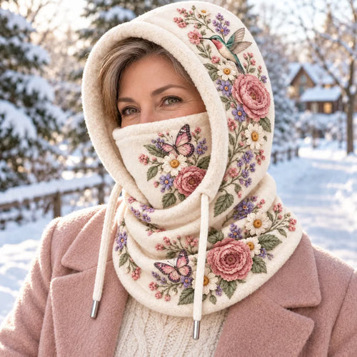 🌸Last day Promotion 🔥-Stay Warm with This Cozy 3-in-1 Winter Hood! ❄️