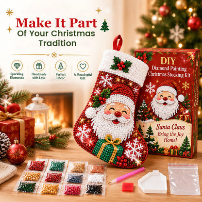 🔥 Last Day 50% OFF✨-DIY Diamond Painting Christmas Stocking Kit - 6 Designs