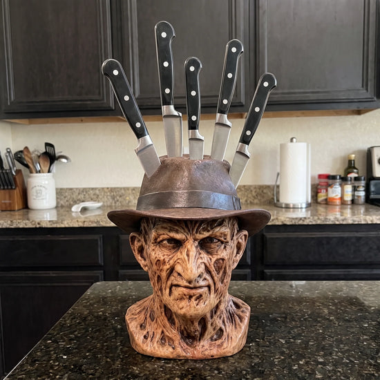 🎃 Horror Knife Block — A Creepy Kitchen Upgrade For Halloween Lovers🔪
