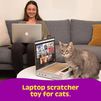 🐱🔥 HOT SALE 🔥 Laptop Cat Scratcher Funny Cardboard Scratch Pad That Keeps Cats Happy & Furniture Safe