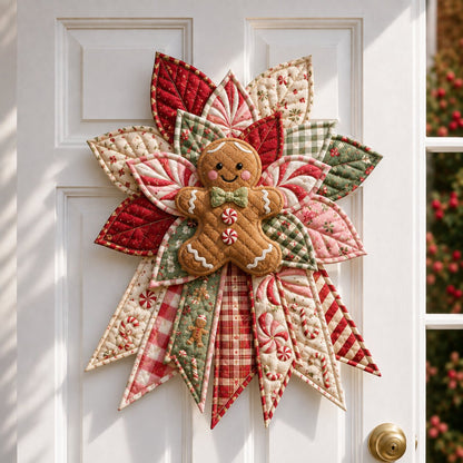 🎉 Holiday Celebration 50% OFF 🎄 – Festive Quilted Christmas Door Hanging DIY Sewing Kit