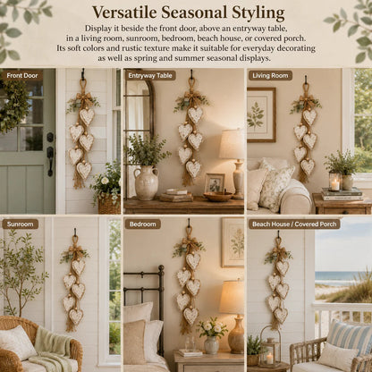 🔥 Holiday Celebration 50% OFF ✨-🤎 Hanging Heart Wall Decor