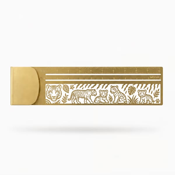 🐱📏Cute Hollow Cat 2-in-1 Metal Bookmark Ruler