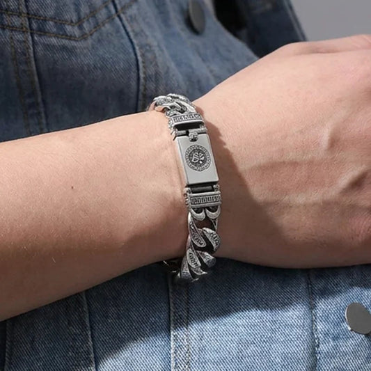 🔥 Last Day 50% OFF✨-Men's Retro Six-Syllable Mantra Bracelet
