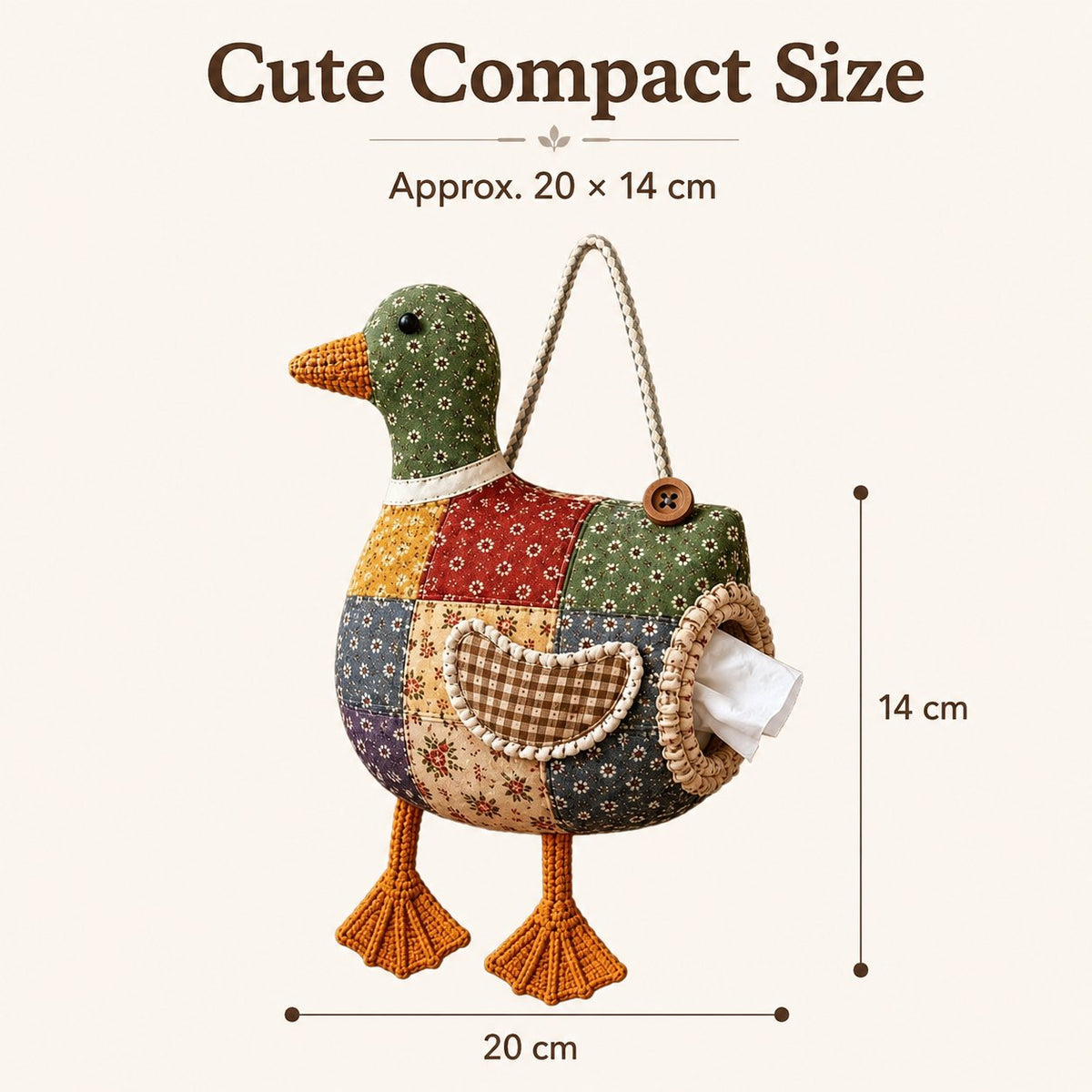 ⏰Last day Promotion 🔥-🐻 Create a Cute Patchwork Animal Tissue Box with This Fun DIY Sewing Kit ✨