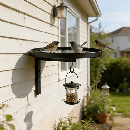 📢 Last Day 50% OFF⏰-🐦 Antique Wall-Mounted Bird Bath for Charming Garden & Bird-Friendly Decor 🏡
