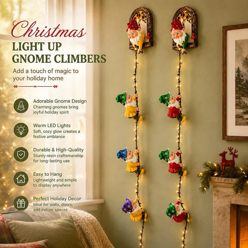 🎉 Last Day 50% OFF✨-🎄Christmas Gnome String Lights for Cozy Holiday Glow & Festive Home Decor 🧙‍♂️