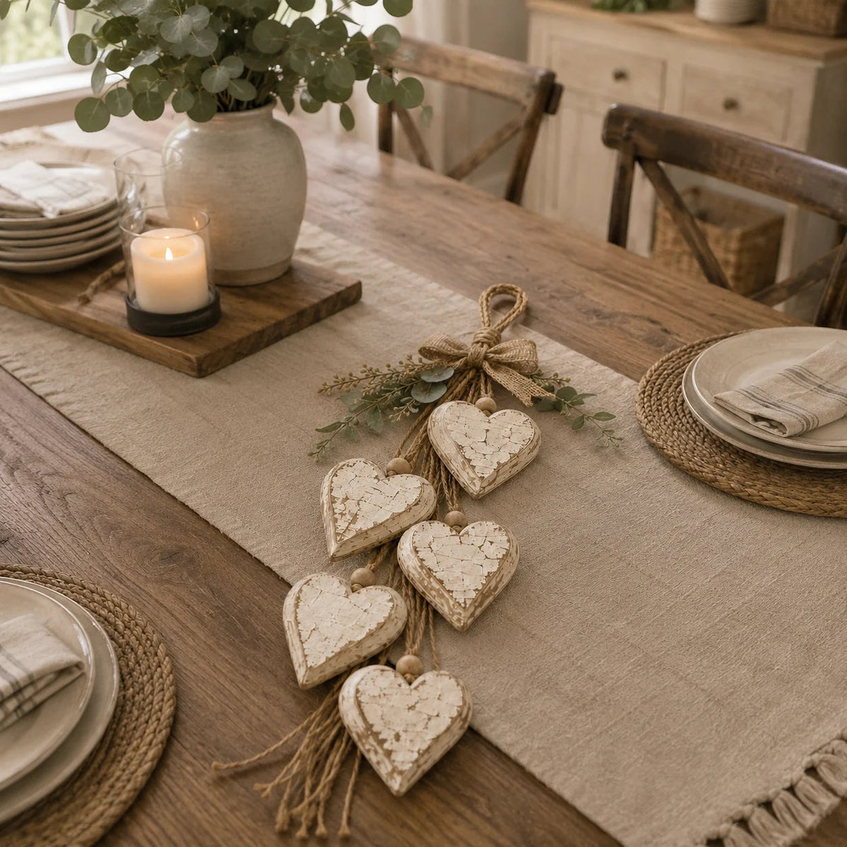 🔥 Holiday Celebration 50% OFF ✨-🤎 Hanging Heart Wall Decor