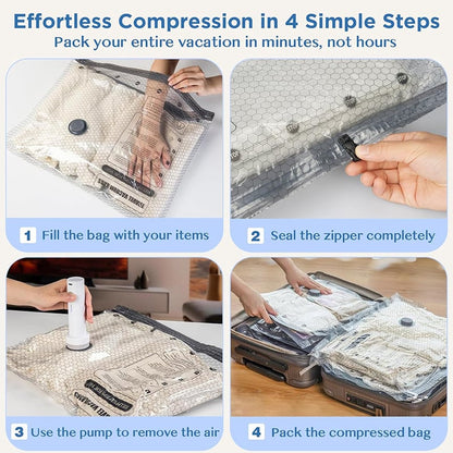🔥 Holiday Celebration 50% OFF ✨- 🎁 Cordless Travel Vacuum Storage Compression Bag Set✈️