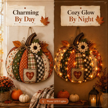 ⌛ Last Day 50% OFF✨-🎃 3D Light Up Pumpkin Hanging Decor for Cozy Fall, Halloween ✨