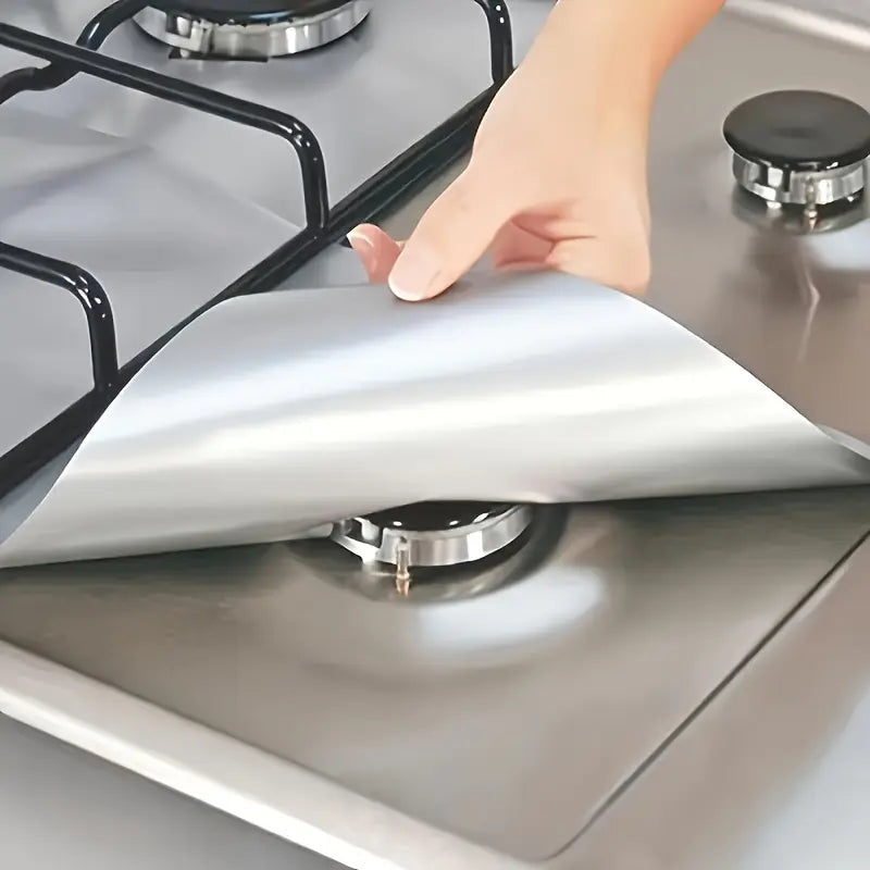 🔥 Last Day 50% OFF✨-🔥 4-Piece Non-Stick Stove Burner Covers for Easy Cleaning & Heat Protection ✨