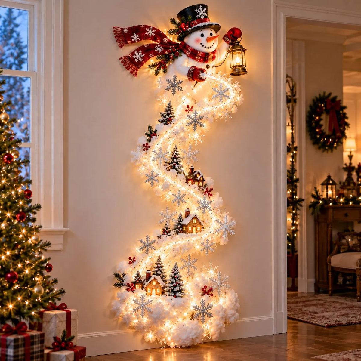 🔥 Holiday Celebration 50% OFF ✨-🎄Christmas Magic Trail Wall Light for a Magical Holiday Glow ✨🎅