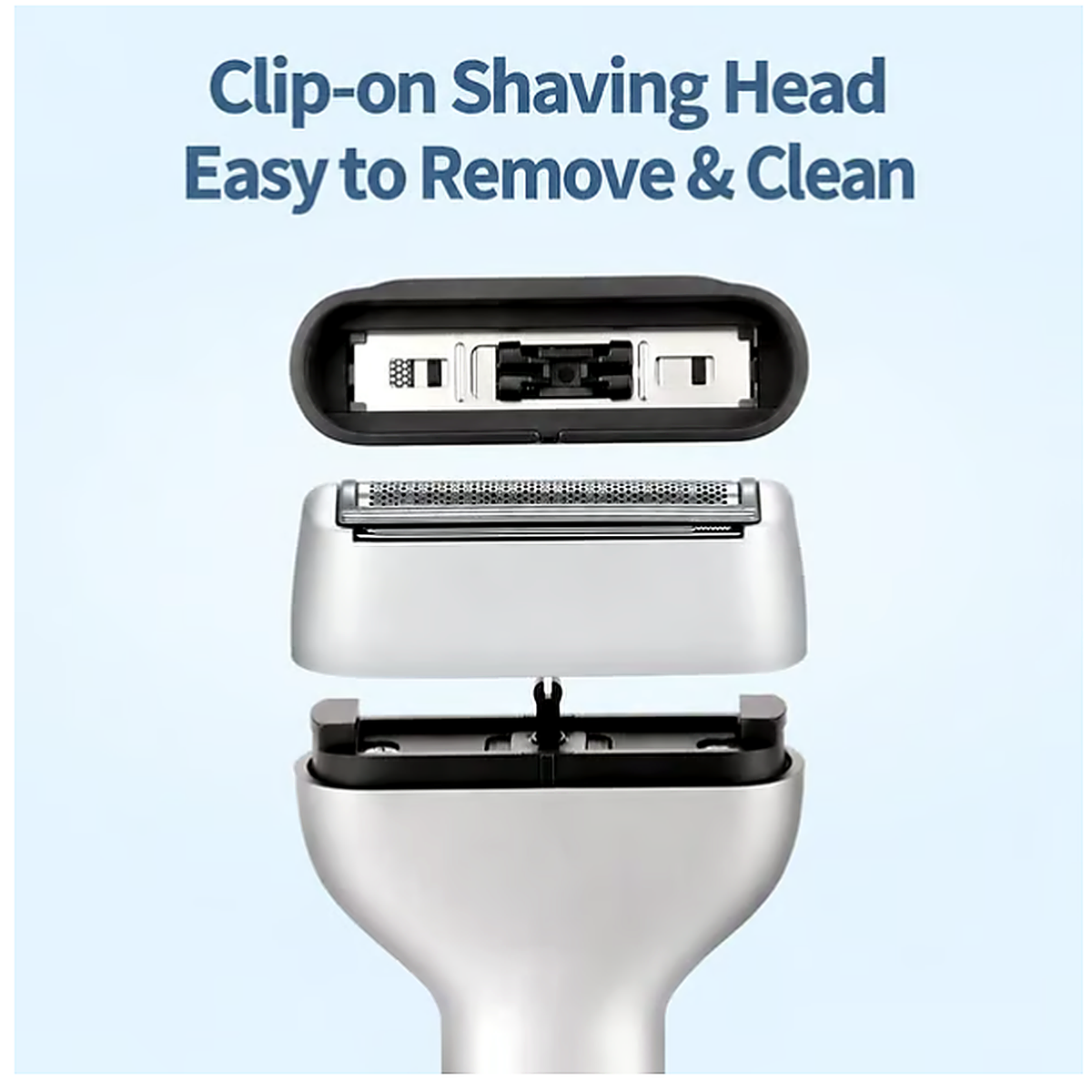🪒 Men's Rechargeable Foil Electric Shaver – Cordless Wet & Dry Razor for Men ⚡
