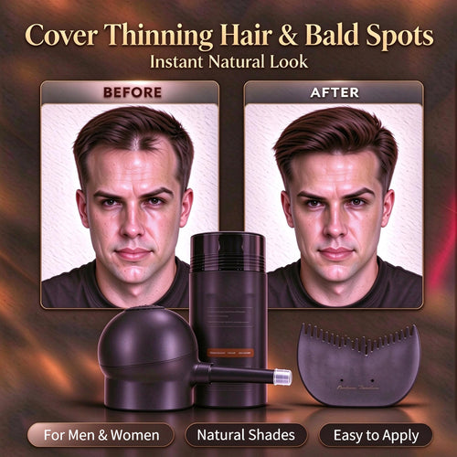 ⏳Time-Limited Special⏰-Hair Building Fibers Set for Thinning Hair & Bald Spots