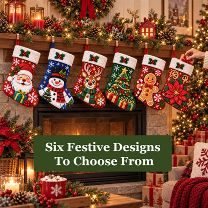 🔥 Last Day 50% OFF✨-DIY Diamond Painting Christmas Stocking Kit - 6 Designs