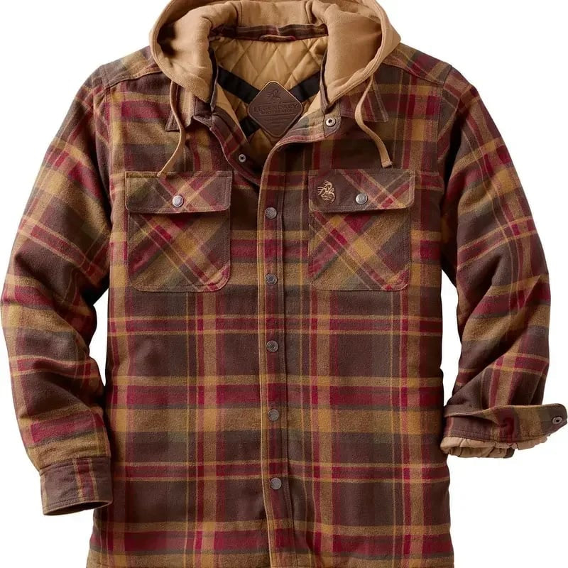 🔥❄️Mountain-Tested Warmth | Concealed Carry Hooded Flannel💥🔫