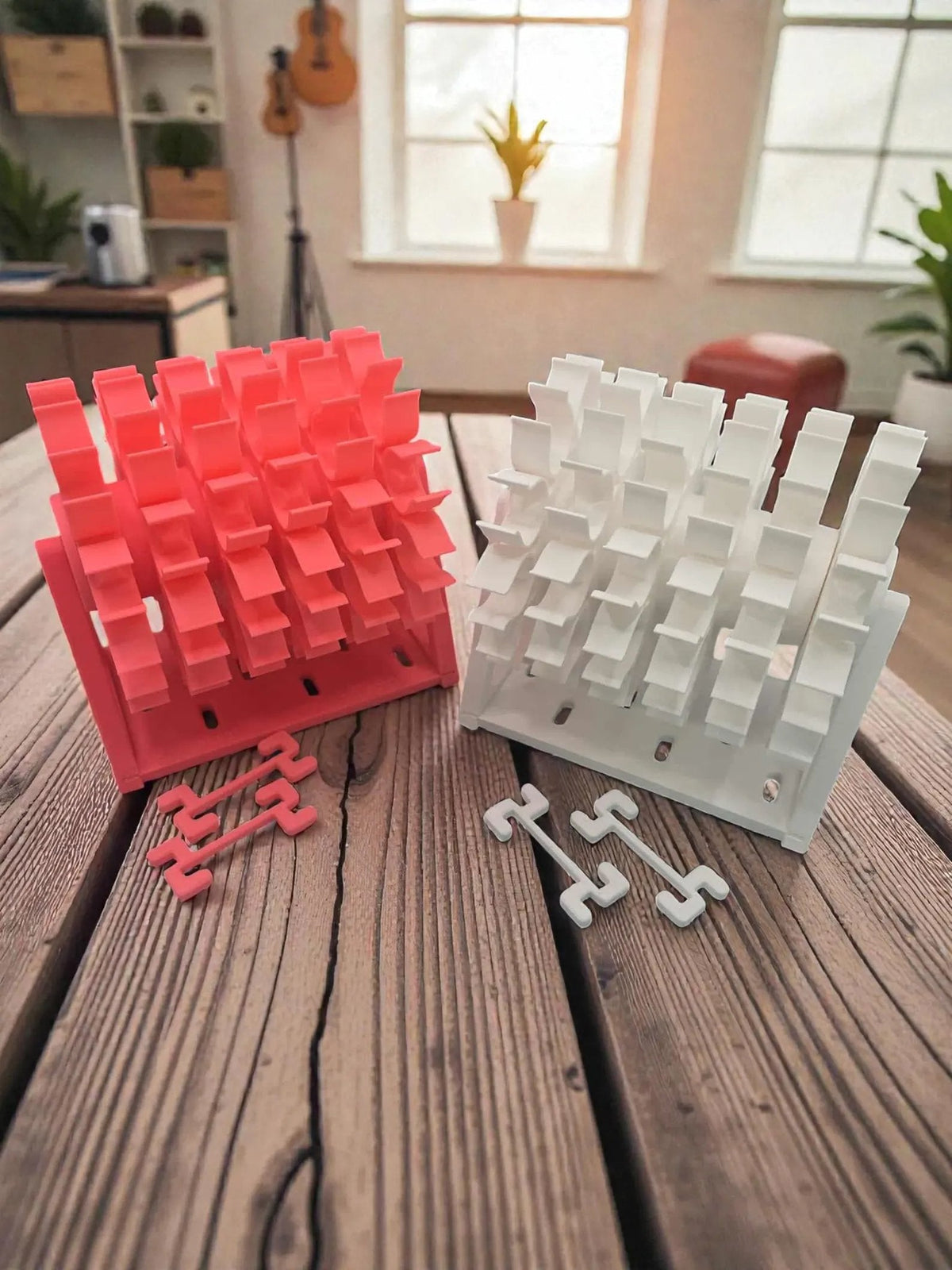 🧵360° Rotating Bobbin Organizer – Holds 60 A-Size Bobbins