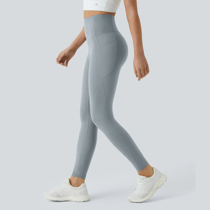 ⏰Last day Promotion 🔥-🔥 High-Waisted Tummy Control Leggings with Pockets for a Sculpted Look ✨