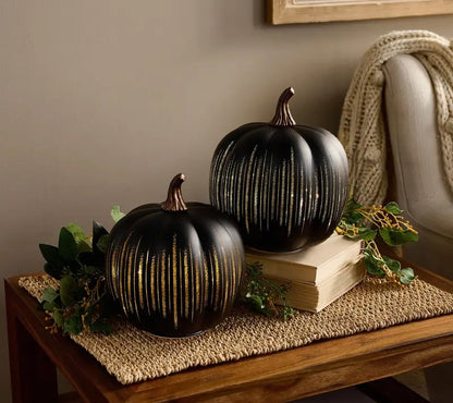 🌙Last day Promotion 🔥-🎃Illuminated Starry Night Glass Pumpkins for Magical Fall & Halloween Home Decor ✨🌙
