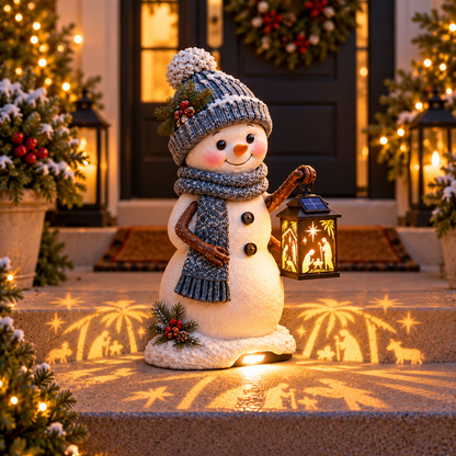 🌟Last day Promotion 🔥-🕯️ Solar Christmas Light with Holy Family Projection 🎄