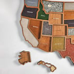 🎁 Personalized USA Travel Memory Map – Collect & Display Your Travel Keepsakes