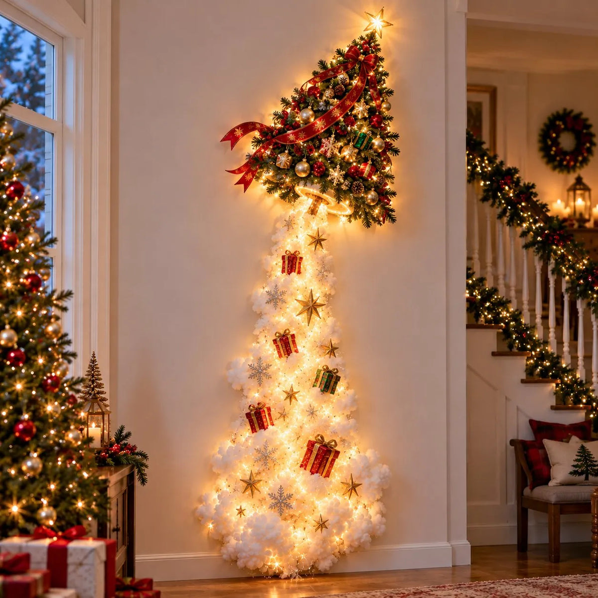 🔥 Holiday Celebration 50% OFF ✨-🎄Christmas Magic Trail Wall Light for a Magical Holiday Glow ✨🎅