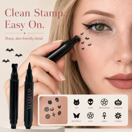 ⏰Last day Promotion 🔥-Stamp Your Way to the Ultimate Halloween Look in Seconds! 🎃✨