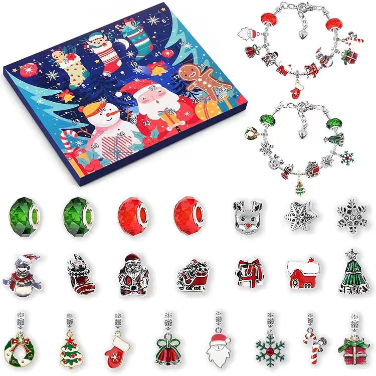 ⏰Last day Promotion 🔥-🎄 24 Days of Christmas Fun with a Creative DIY Bracelet Countdown ✨