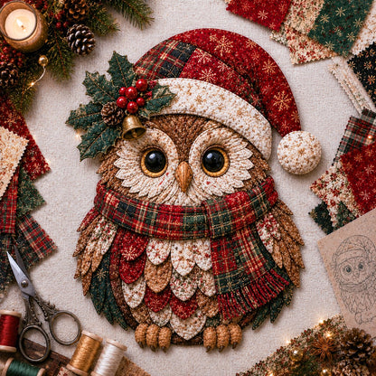 🔥 Holiday Celebration 50% OFF ✨-🎅Christmas Patchwork Fabric DIY Decor Kit for Fun Holiday Crafting & Festive Home Decor 🎄