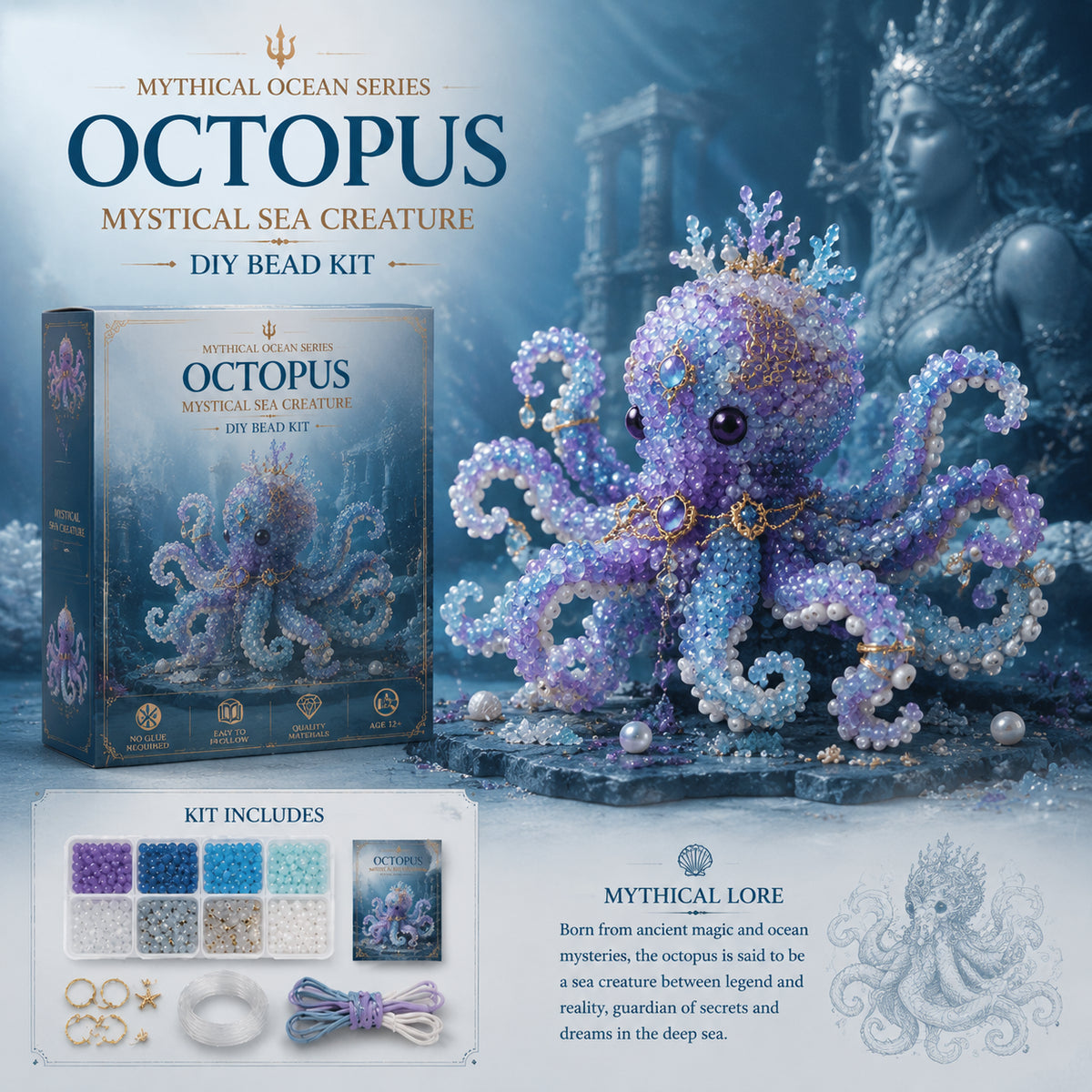 ⏰Last day Promotion 🔥-🌊 Mythical Ocean DIY Bead Kit
