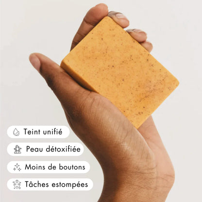 Savon Anti-Taches au Curcuma