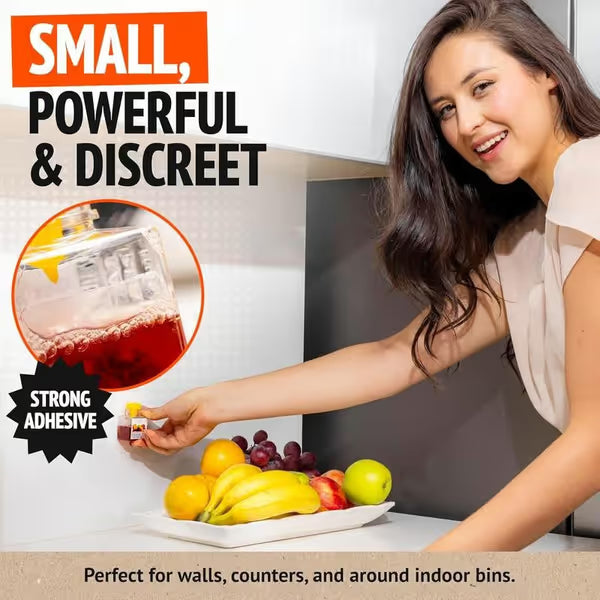 🍎Ultra-Strong Fruit Fly Trap – Easy to Use, Long-Lasting Up to 3 Weeks & Powerful Pest Control! 🚫✨