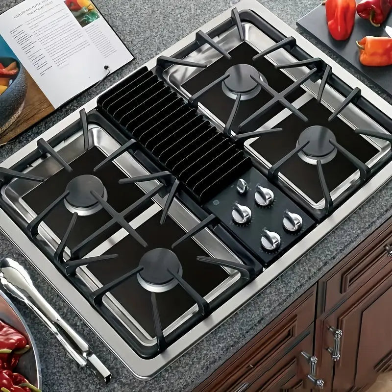 🔥 Last Day 50% OFF✨-🔥 4-Piece Non-Stick Stove Burner Covers for Easy Cleaning & Heat Protection ✨