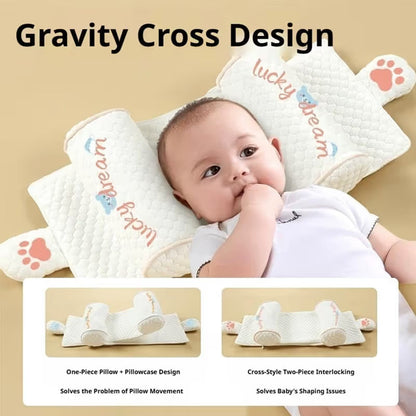 👶 Baby Comfort Support Pillow – Soft Ergonomic Head & Body Cushion for Babies